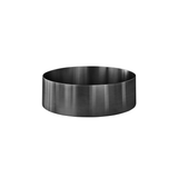 Meir Steel Round Bathroom Basin 380 X 110 - Shadow