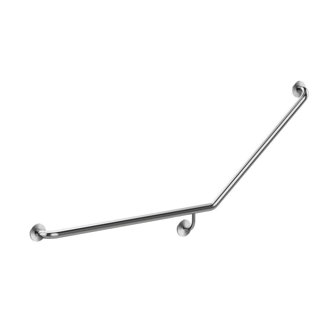 Meir Care Range 40 Degree Left Side Grab Rail - Brushed Nickel Mcr-40Lh70-Pvdbn