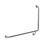 Meir Care Range 90 Degree Left Side Grab Rail 600Mm - Brushed Nickel Mcr-90Lh60-Pvdbn