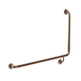 Meir Care Range 90 Degree Left Side Grab Rail 600Mm - Lustre Bronze Mcr-90Lh60-Pvdbz