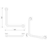 Meir Care Range 90 Degree Grab Rail 450Mm - Tiger Bronze Mcr-90R45-Pvdbb