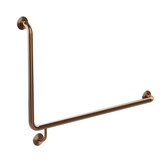 Meir Care Range 90 Degree Right Side Grab Rail 600Mm - Lustre Bronze Mcr-90Rh60-Pvdbz