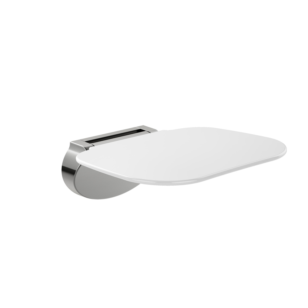 Meir Care Range Shower Seat - Brushed Nickel Mcr-Seat-Pvdbn