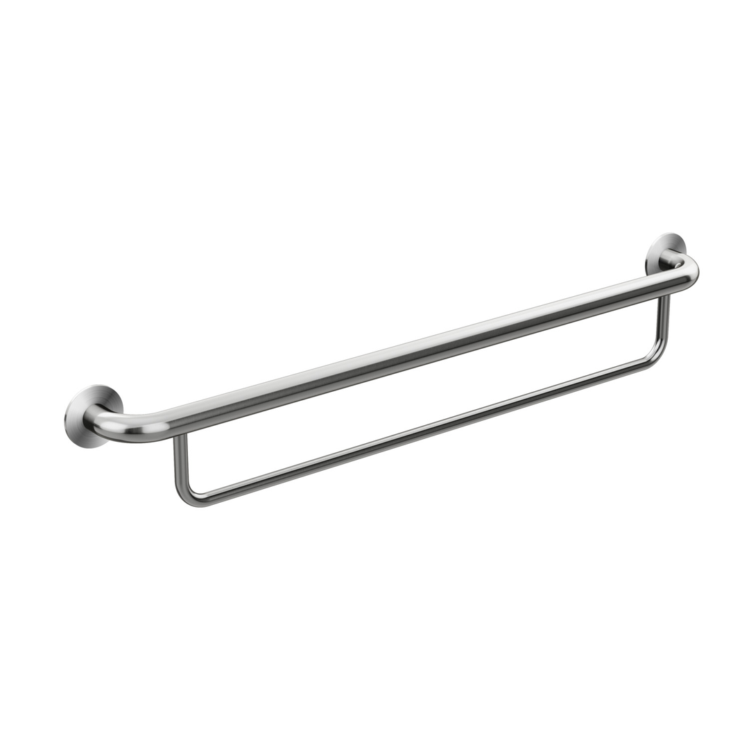 Meir Care Range Bath Towel Rail - Brushed Nickel Mcr-Tr75-Pvdbn