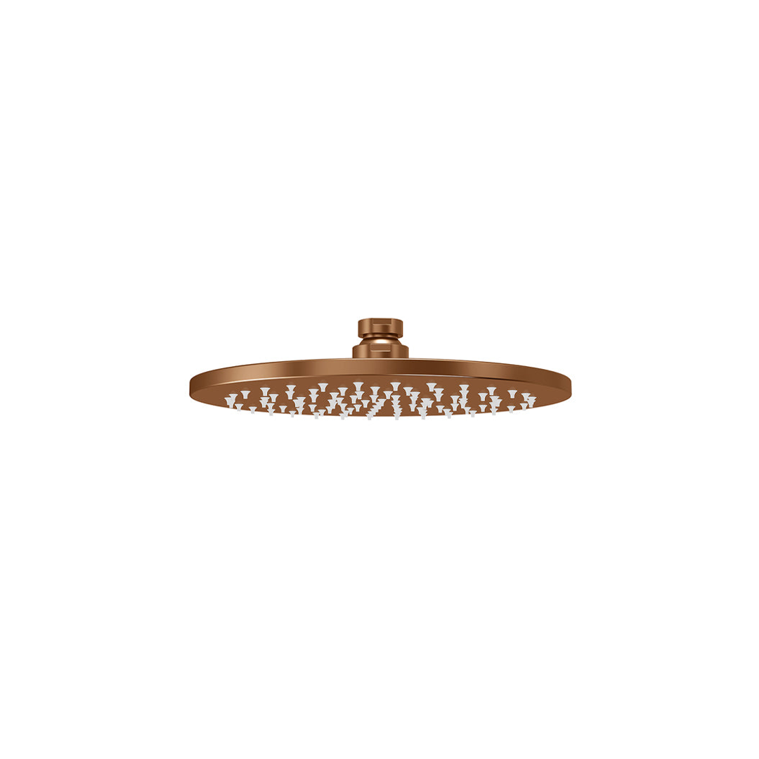 Meir Round Shower Rose 200Mm - Lustre Bronze