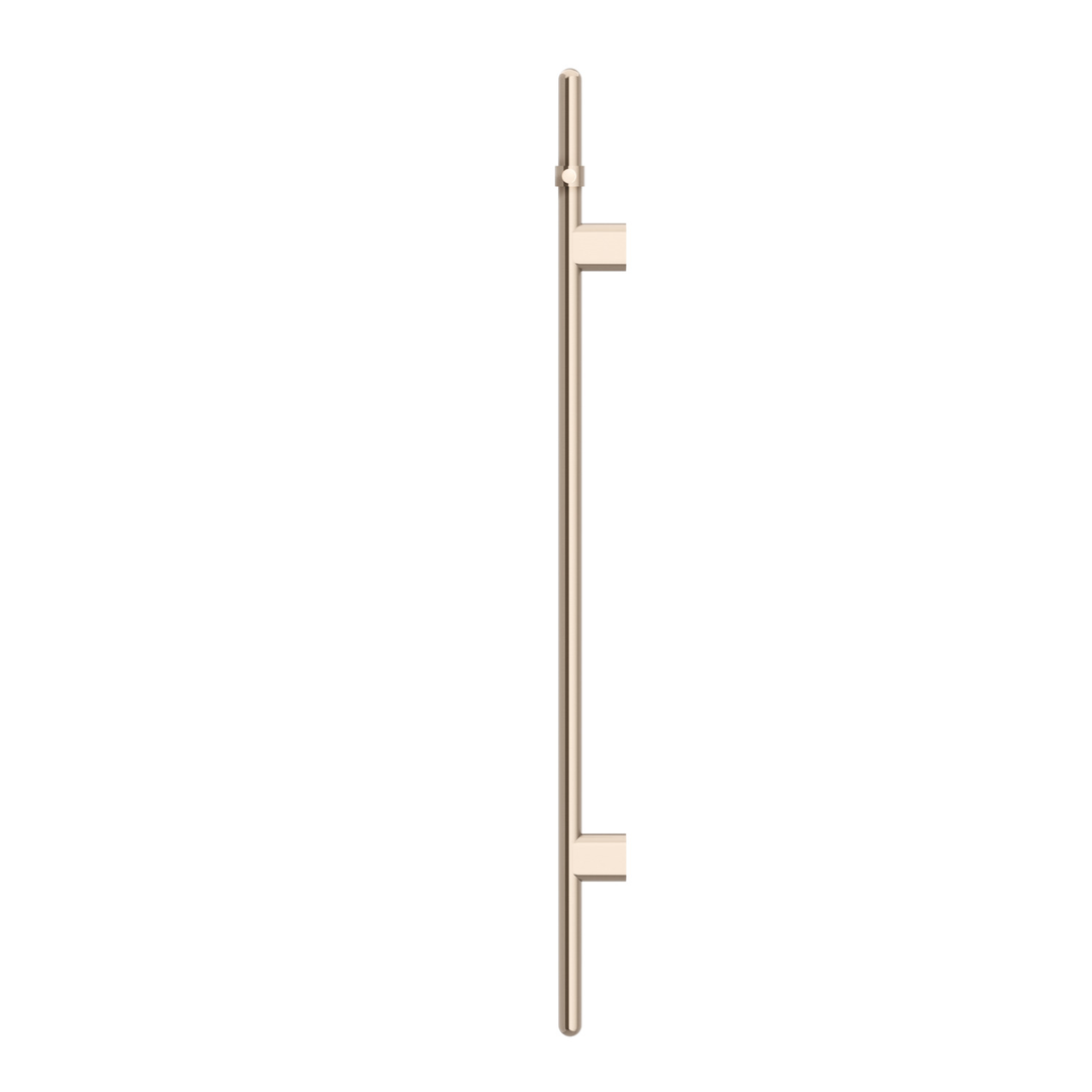 Meir Heated Vertical Towel Rail - Champagne