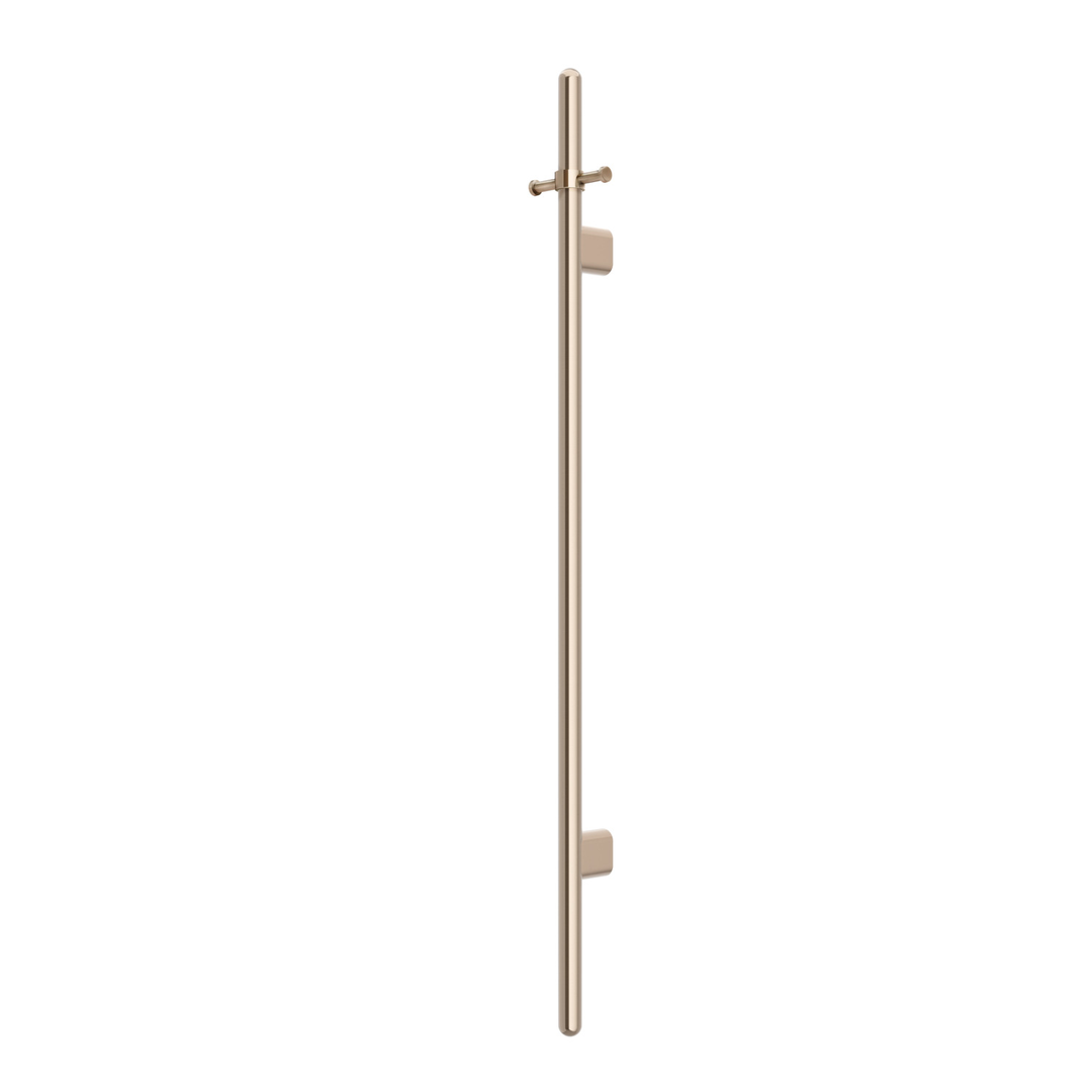 Meir Heated Vertical Towel Rail - Champagne