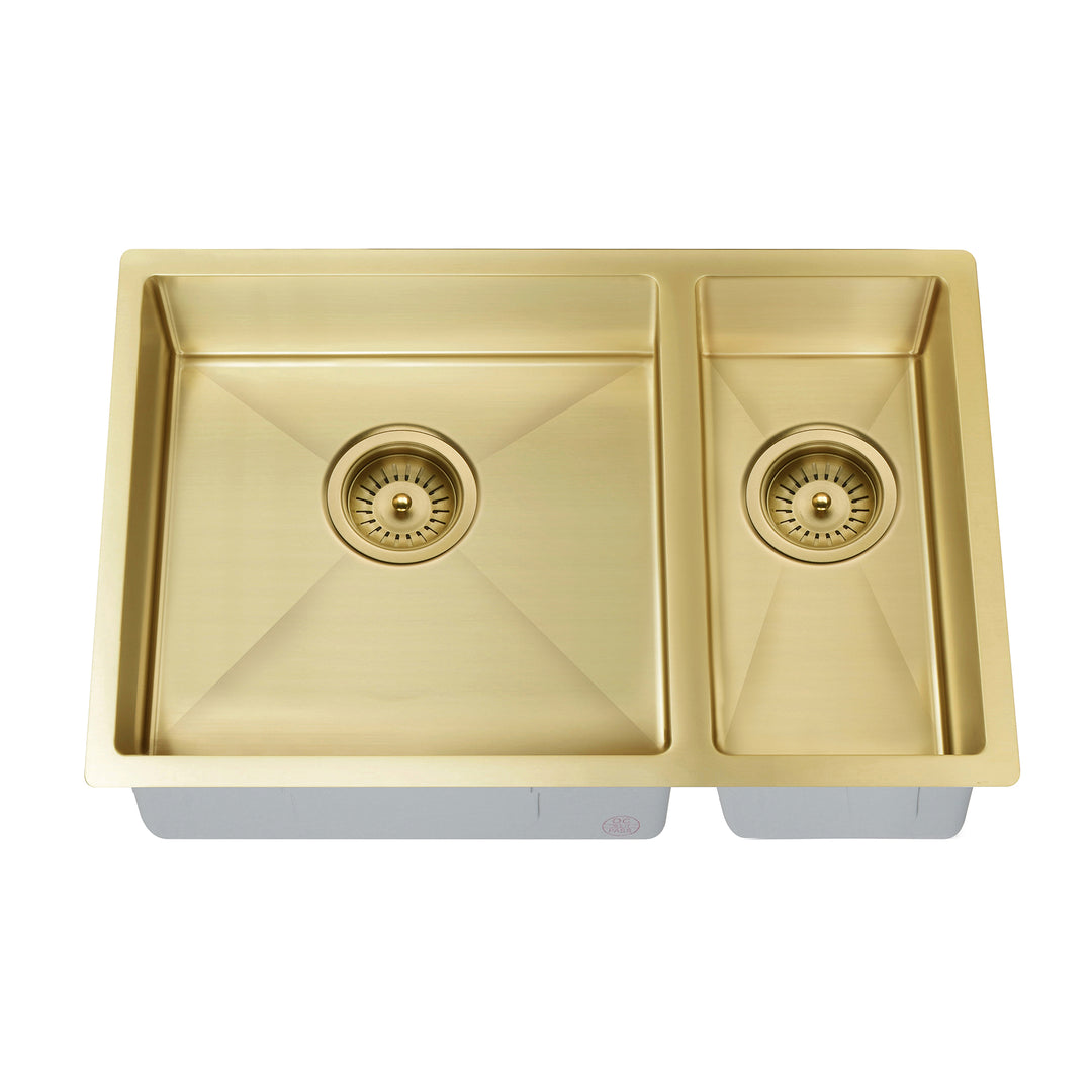 Meir Kitchen Sink One & Half Bowl 670 X 440 - Tiger Bronze