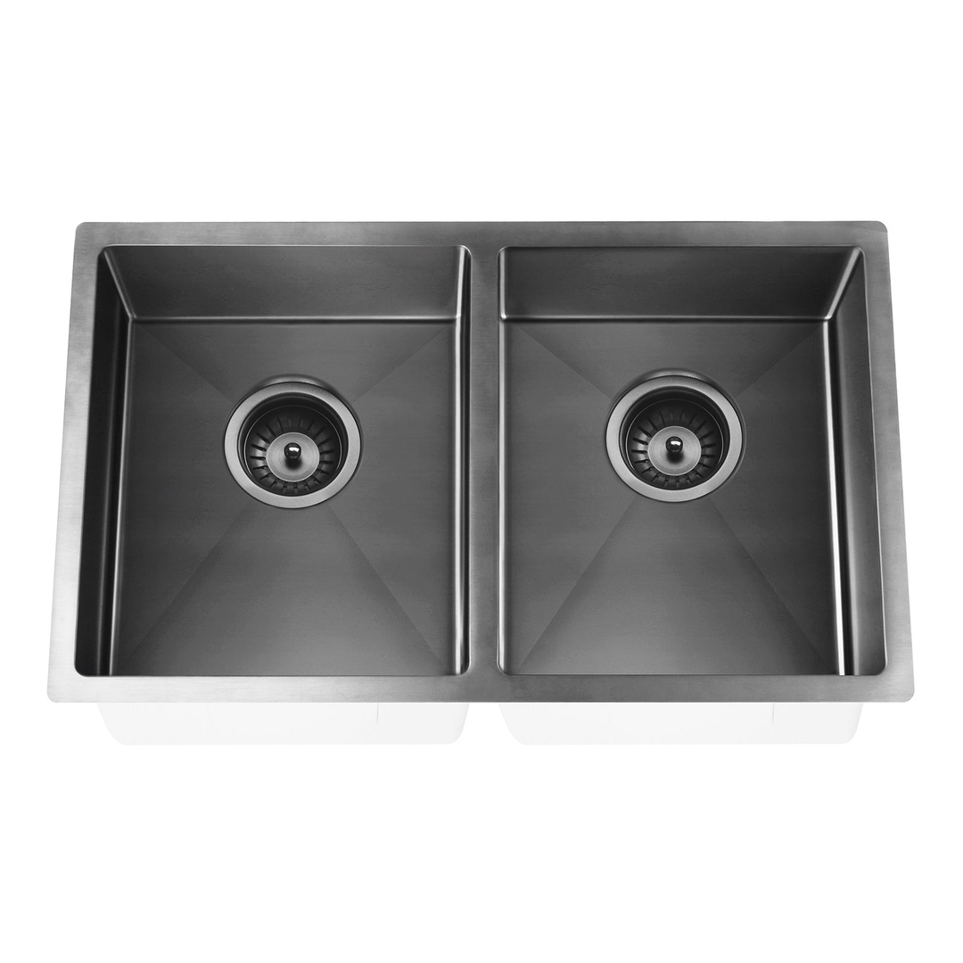 Meir Kitchen Sink Double Bowl 760 X 440 - Shadow
