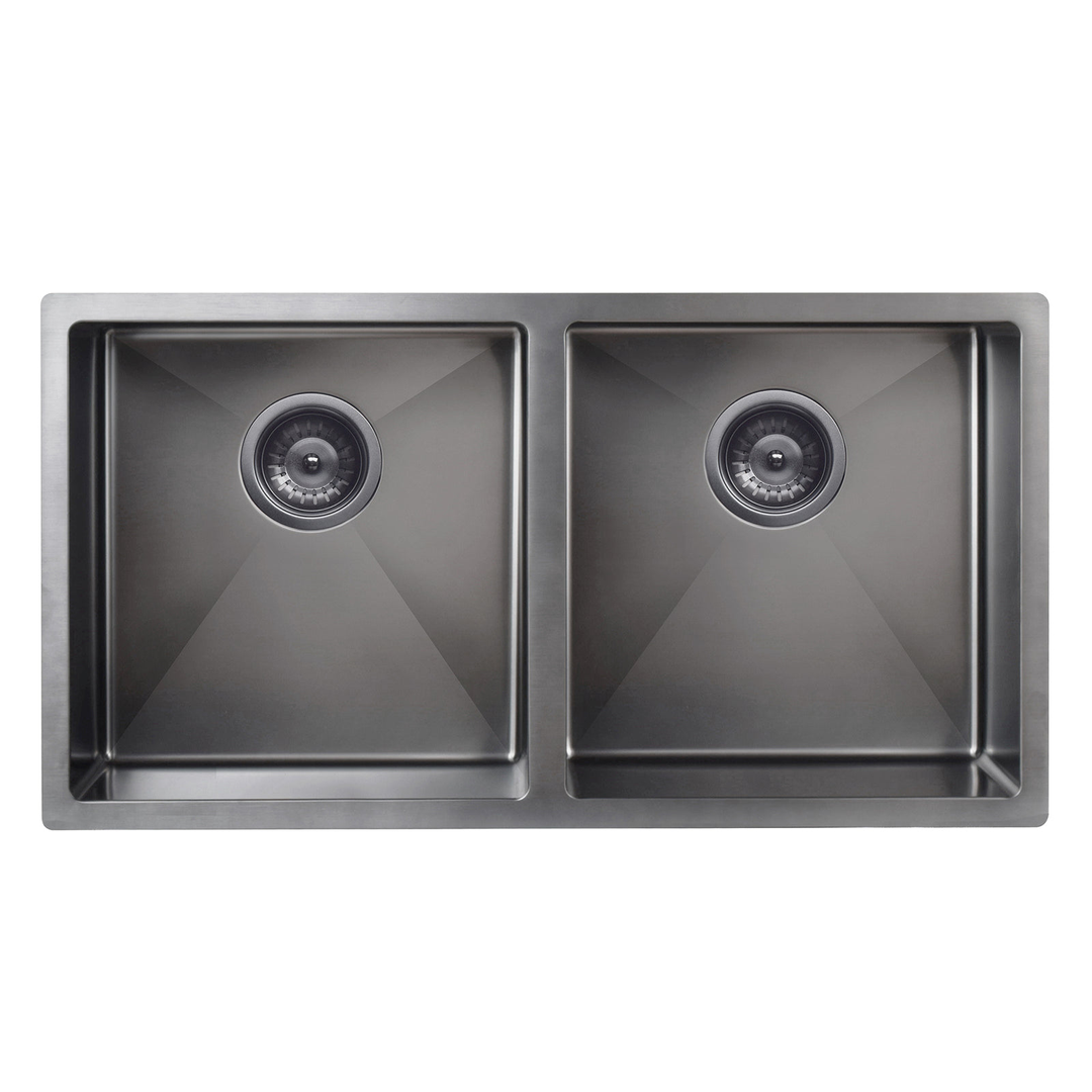 Meir Kitchen Sink Double Bowl 860 X 440 - Shadow