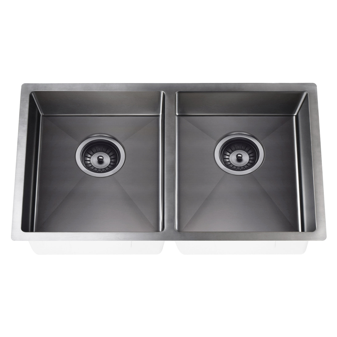 Meir Kitchen Sink Double Bowl 860 X 440 - Shadow