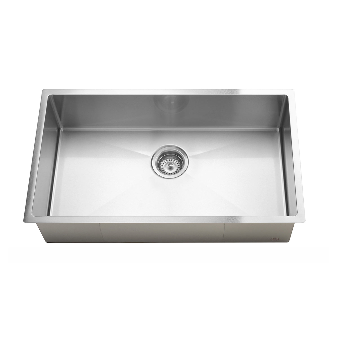 Meir Kitchen Sink Single Bowl 760 X 440 - Brushed Nickel