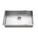 Meir Kitchen Sink Single Bowl 760 X 440 - Brushed Nickel