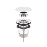 Meir Universal All In One Pop Up Waste Basin & Bath - Polished Chrome
