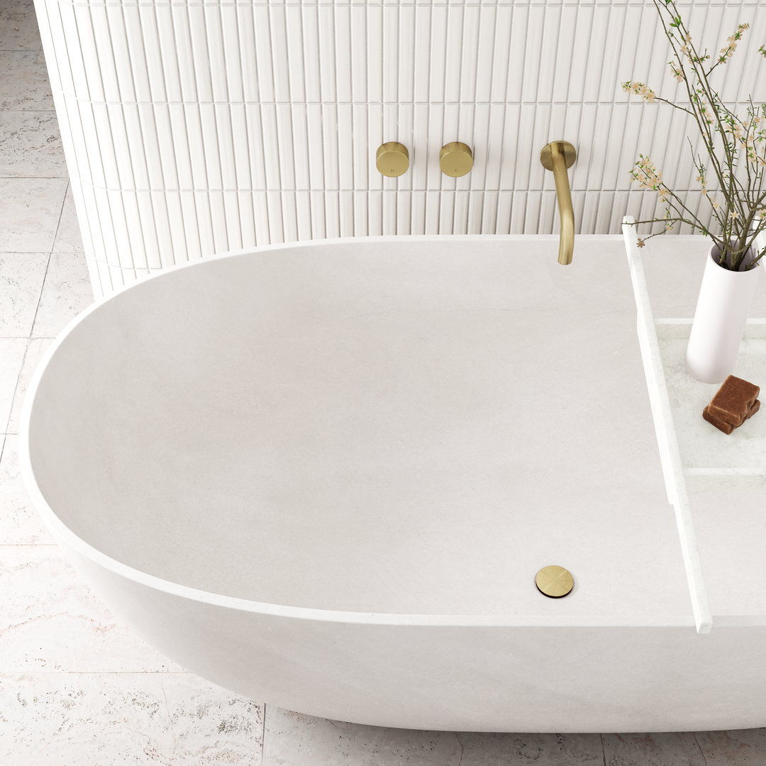 Meir Universal All In One Pop Up Waste Basin & Bath - Tiger Bronze