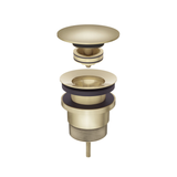 Meir Universal All In One Pop Up Waste Basin & Bath - Tiger Bronze