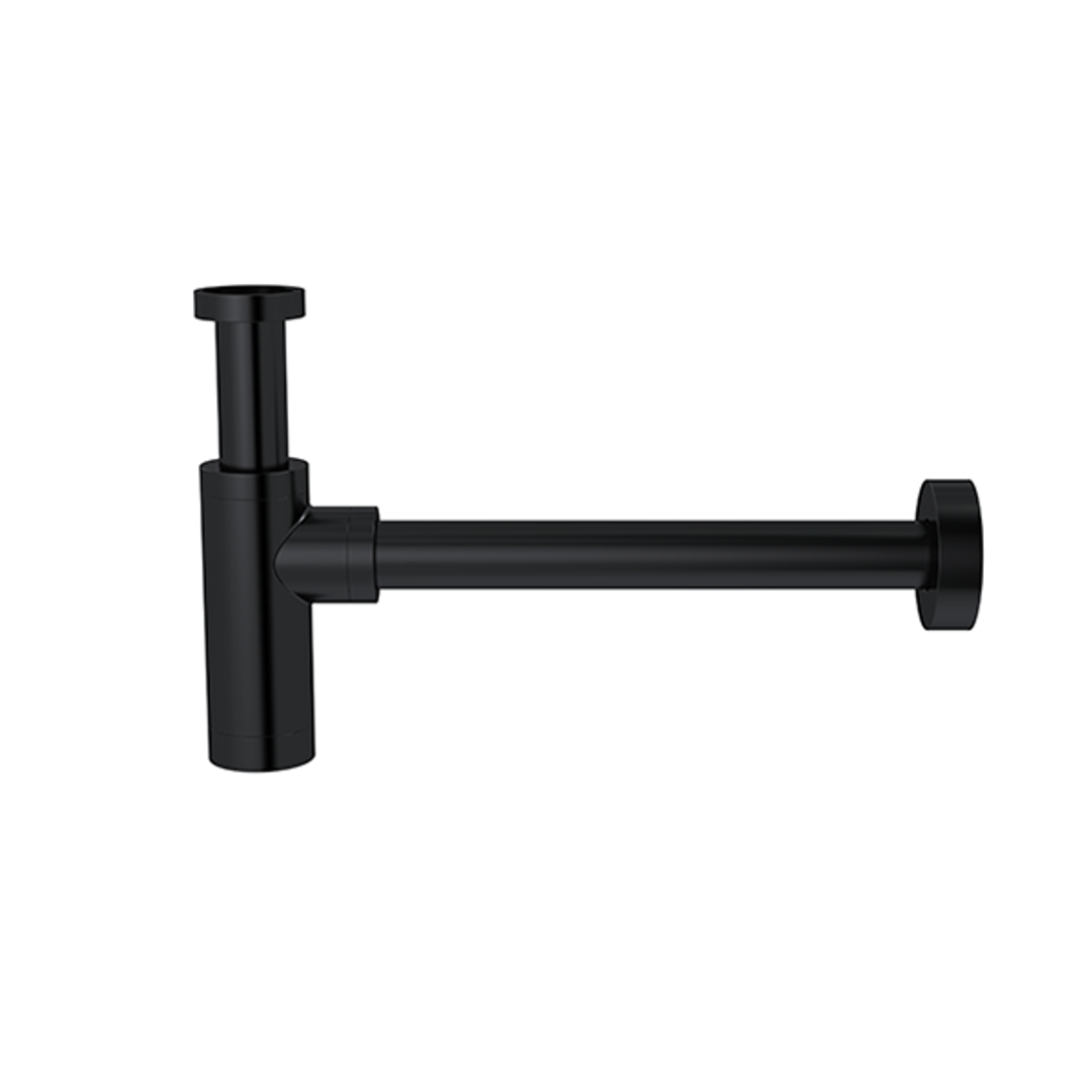 Meir Round Bottle Trap For 32Mm Basin Waste And 32Mm Waste Pipe With 40Mm Adapter - Matte Black