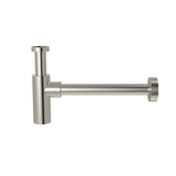 Meir Round Bottle Trap For 32Mm Basin Waste & 32Mm Waste Pipe With 40Mm Adapter - Brushed Nickel