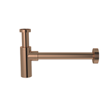Meir Round Bottle Trap For 32Mm Basin Waste & 32Mm Waste Pipe With 40Mm Adapter - Lustre Bronze