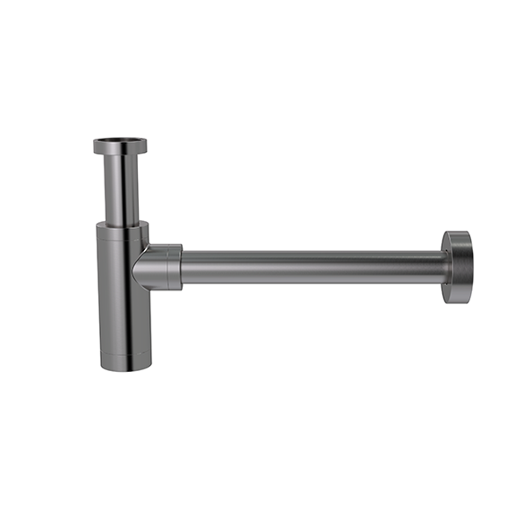Meir Round Bottle Trap For 32Mm Basin Waste And 32Mm Waste Pipe With 40Mm Adapter - Shadow
