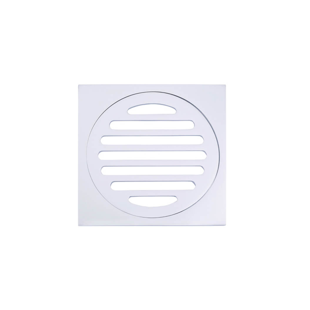 Meir Square Floor Grate Shower Drain 100Mm Outlet - Polished Chrome