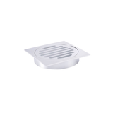 Meir Square Floor Grate Shower Drain 100Mm Outlet - Polished Chrome