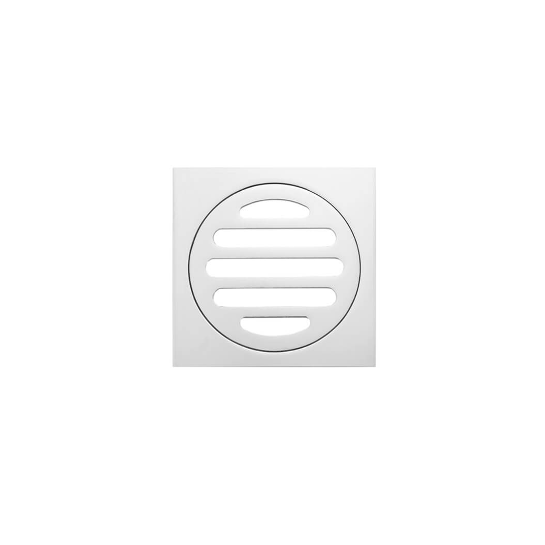Meir Square Floor Grate Shower Drain 80Mm Outlet - Polished Chrome