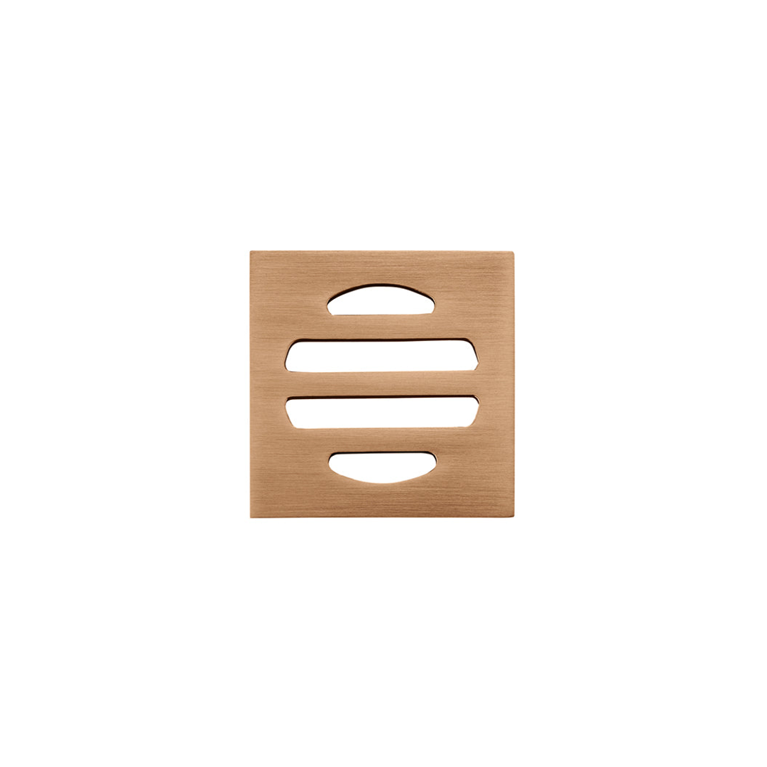 Meir Square Floor Grate Shower Drain 50Mm Outlet - Lustre Bronze