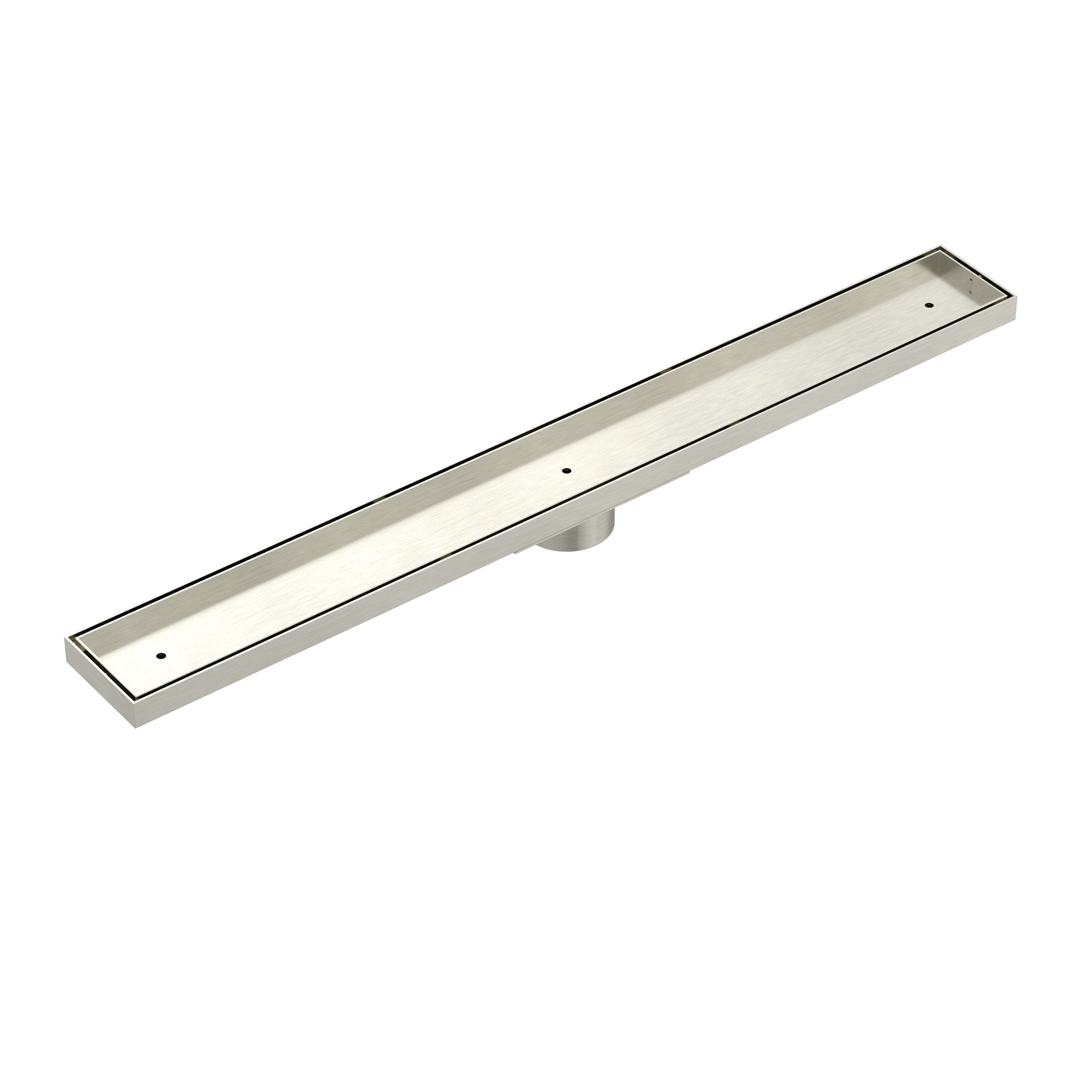 Meir Shower Channel Waste 900Mm With Tile Insert - Brushed Nickel Mp06F-T900-Pvdbn