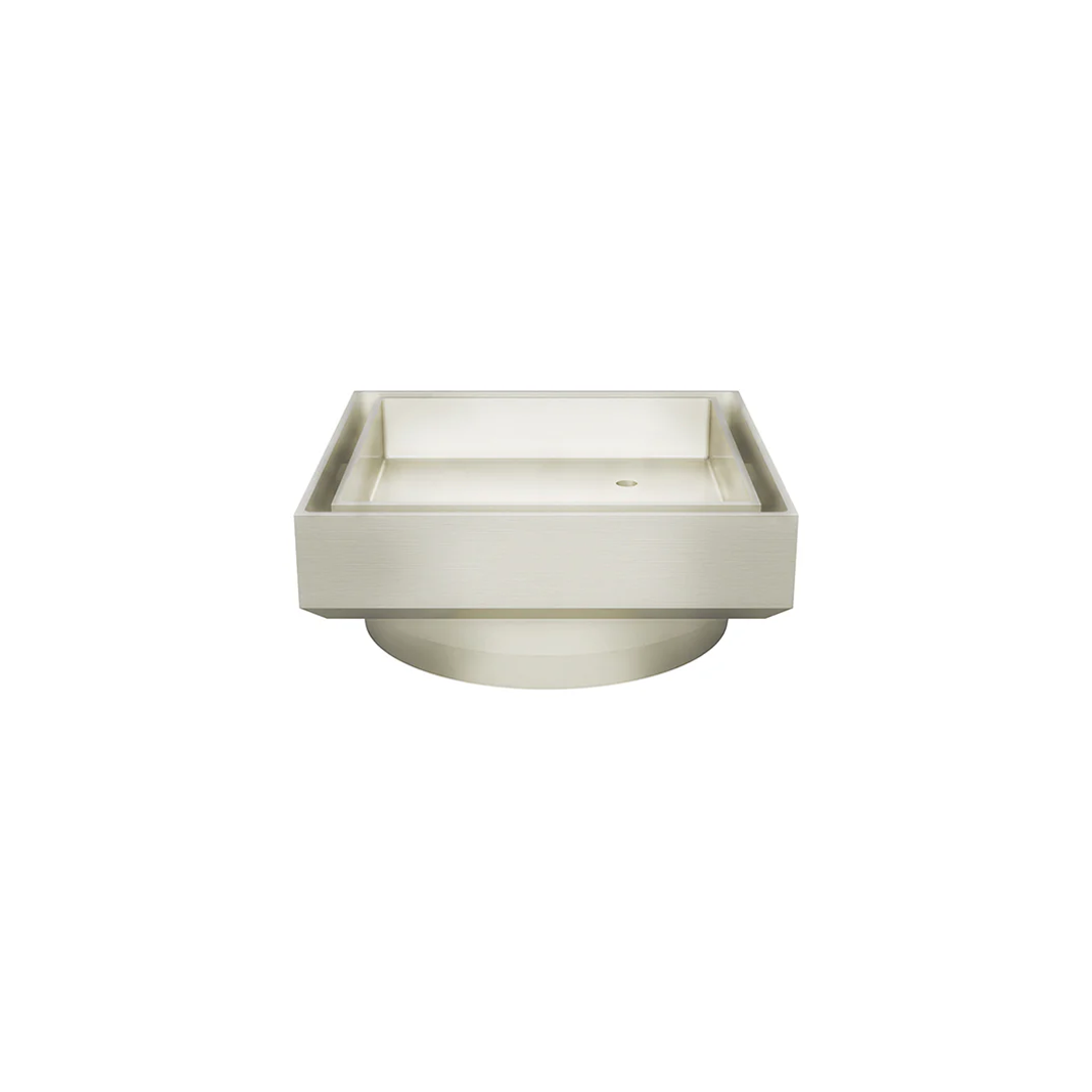 Meir Shower Waste With Tile Insert - Brushed Nickel