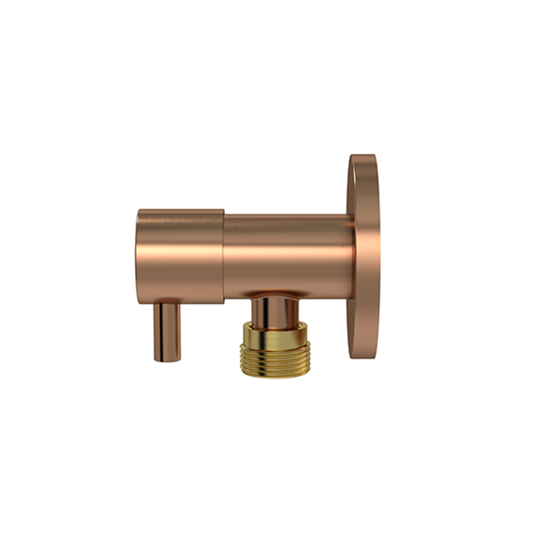 Meir Mp11Pn Mini Stop Cistern Tap - Lustre Bronze