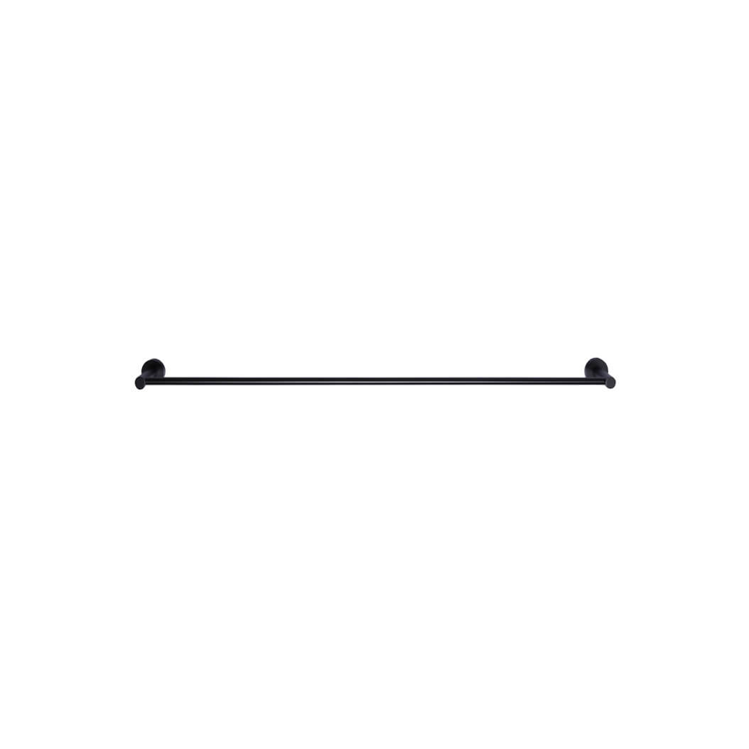 Meir Round Single Towel Rail 900Mm - Matte Black