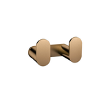 Meir Curvae Double Robe Hook - Lustre Bronze
