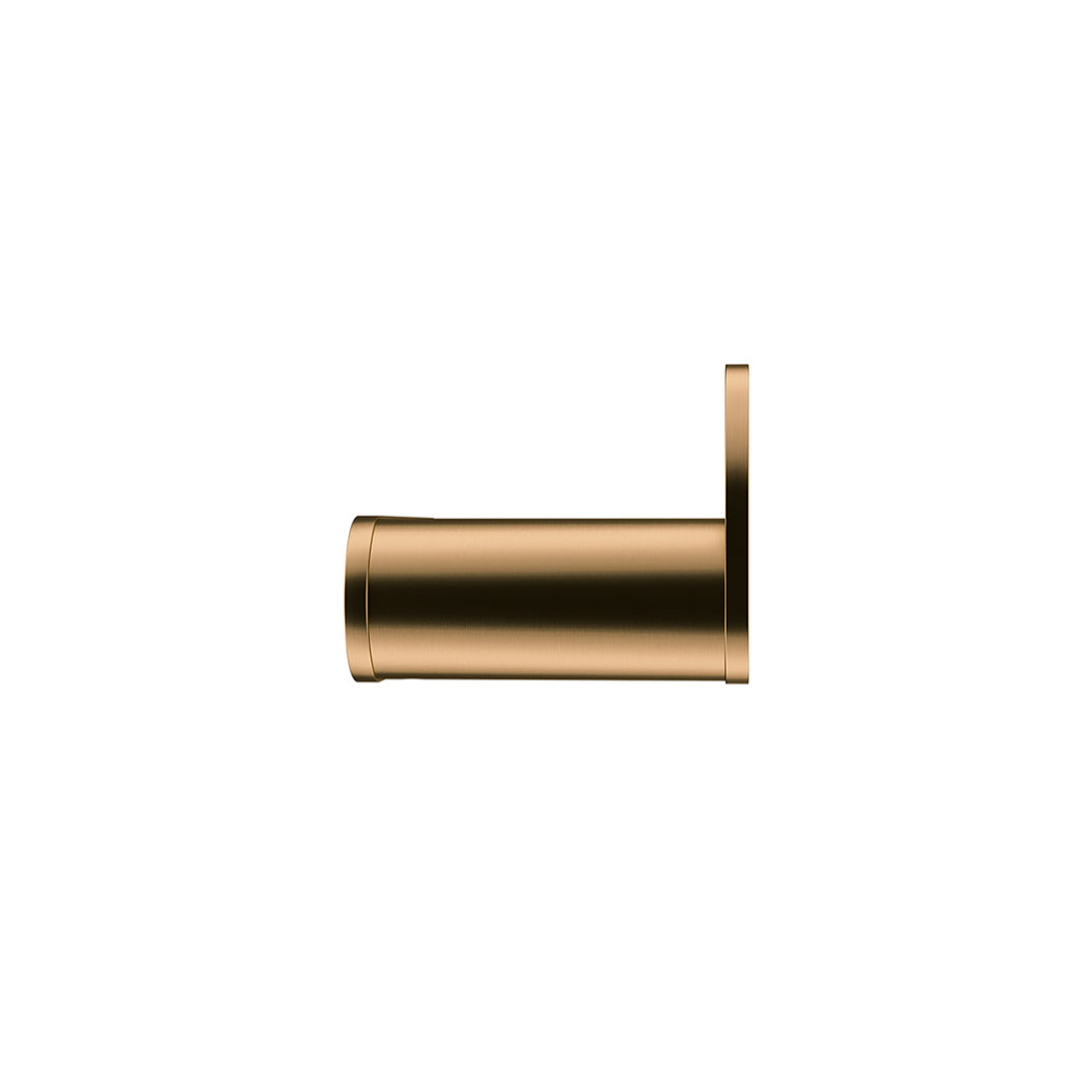 Meir Curvae Double Robe Hook - Lustre Bronze