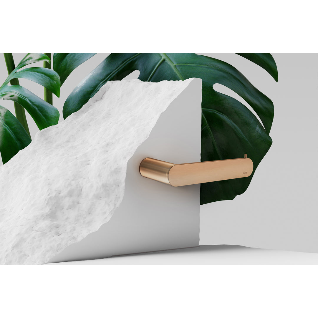 Meir Curvae Toilet Roll Holder - Lustre Bronze