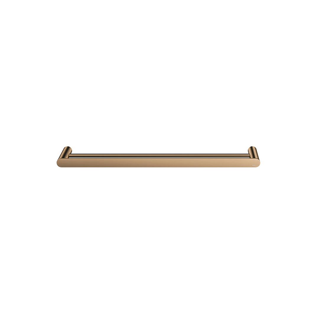 Meir Curvae Double Towel Rail 600Mm - Lustre Bronze