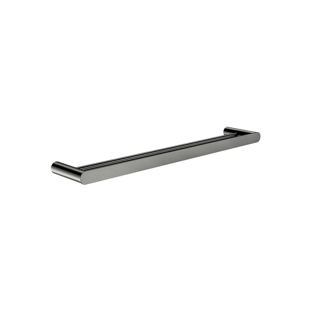 Meir Curvae Double Towel Rail 600Mm - Shadow