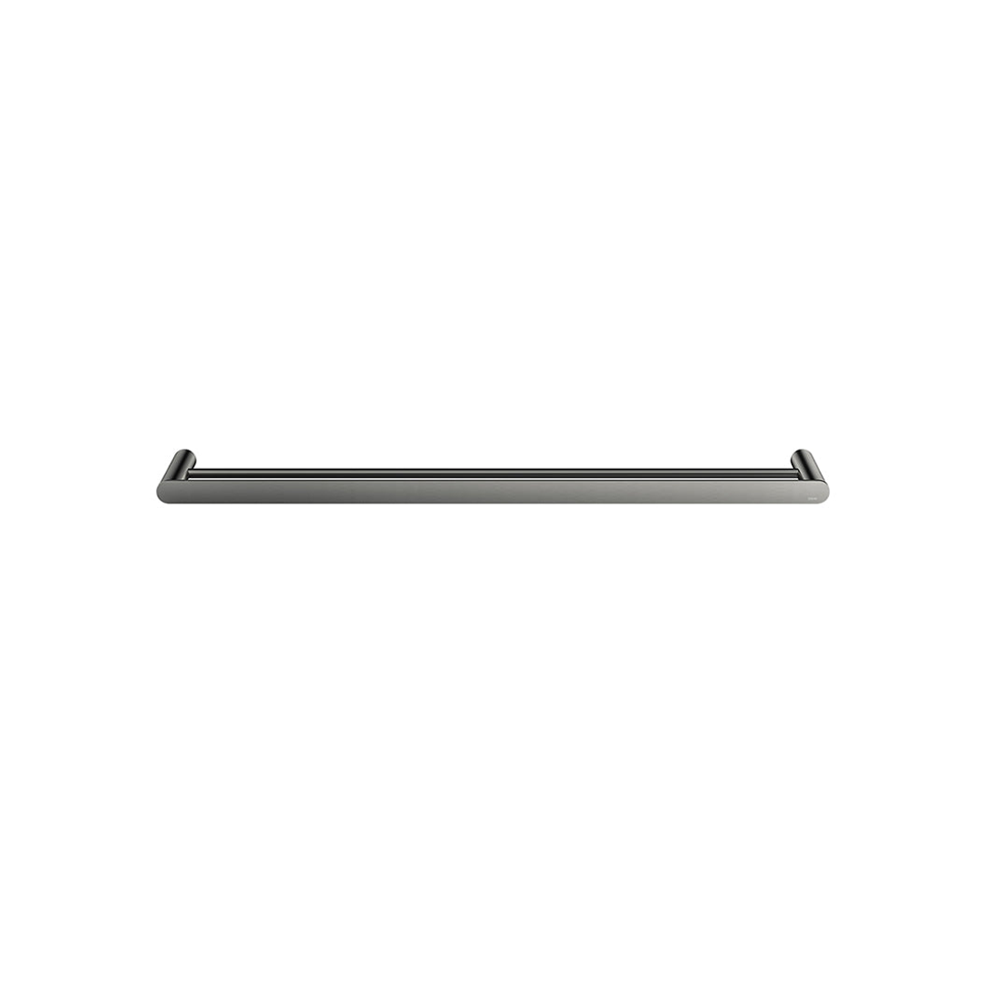 Meir Curvae Double Towel Rail 800Mm - Shadow