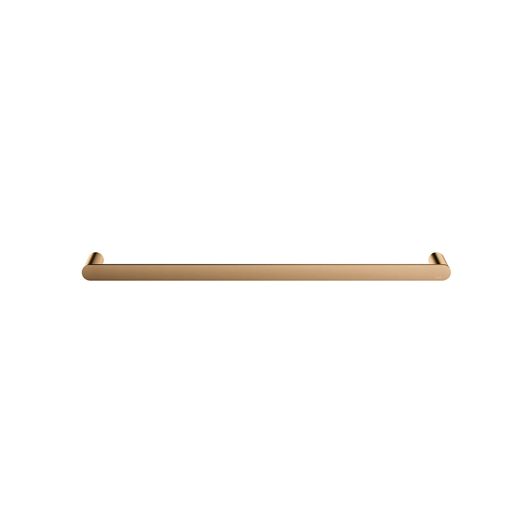 Meir Curvae Single Towel Rail 600Mm - Lustre Bronze