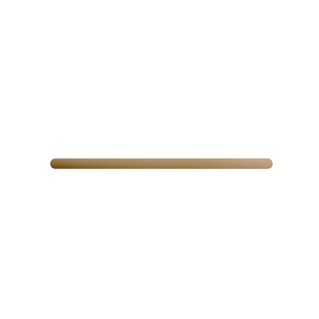 Meir Curvae Single Towel Rail 600Mm - Lustre Bronze