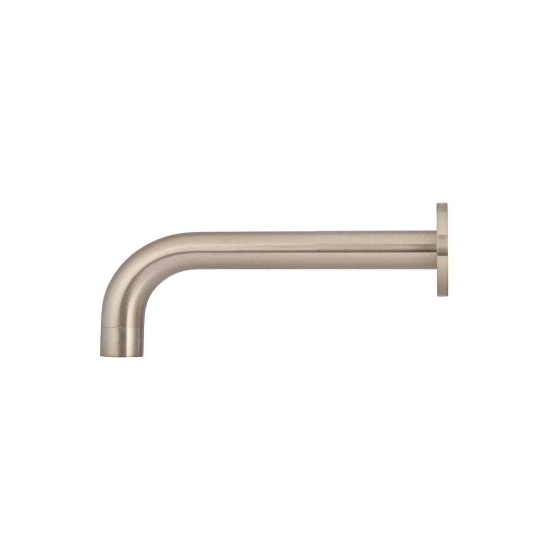 Meir Universal Round Curved Spout - Champagne