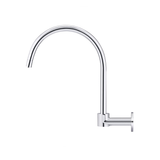 Meir Round High Rise Swivel Wall Spout - Polished Chrome