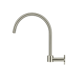 Meir Round High Rise Swivel Wall Spout - Brushed Nickel
