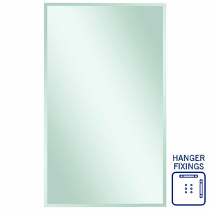 Thermogroup Montana Rectangle 25mm Bevel Edge Mirror 1500x900mm - With Hangers