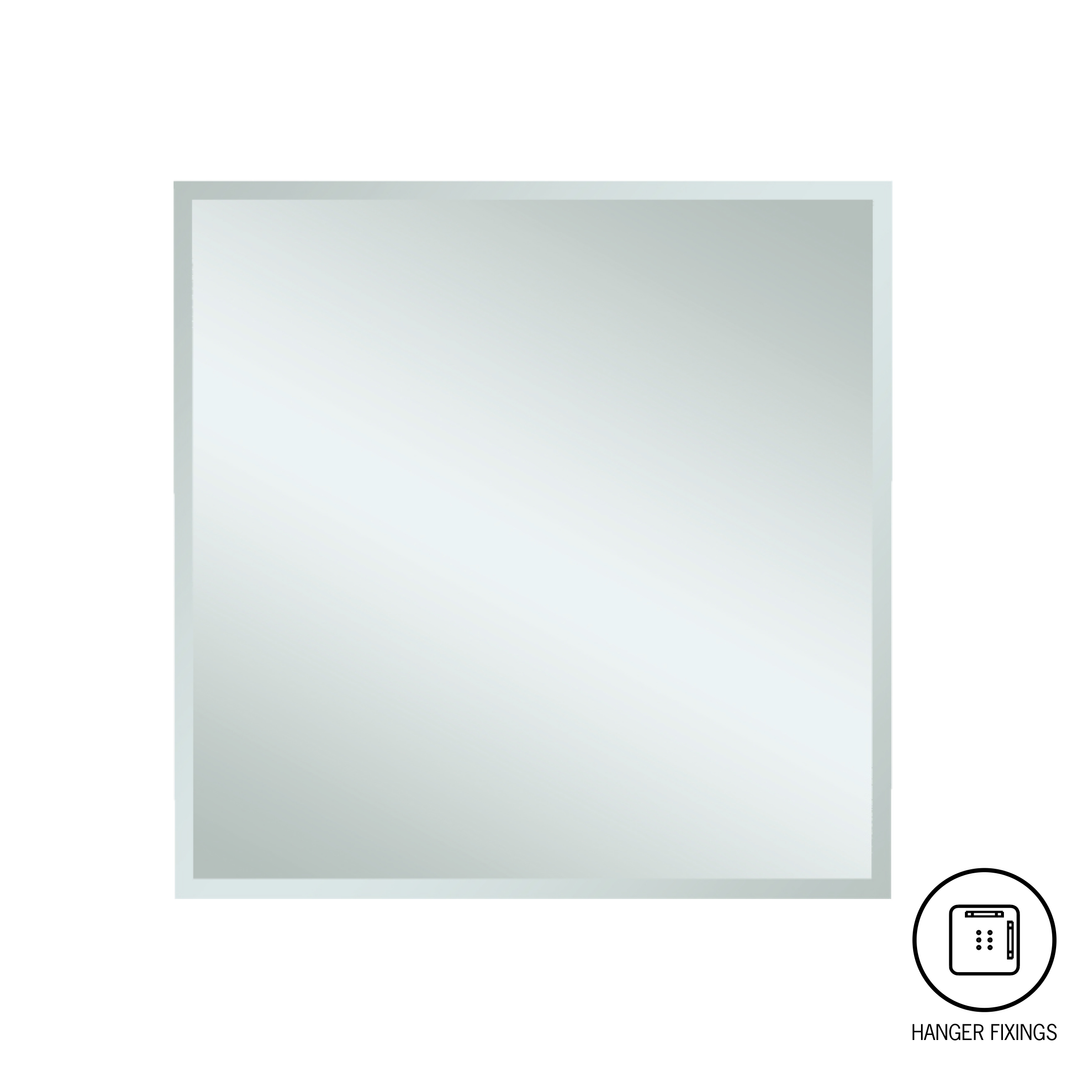 Thermogroup Montana Square 25mm Bevel Edge Mirror 600X750mm - With Hangers