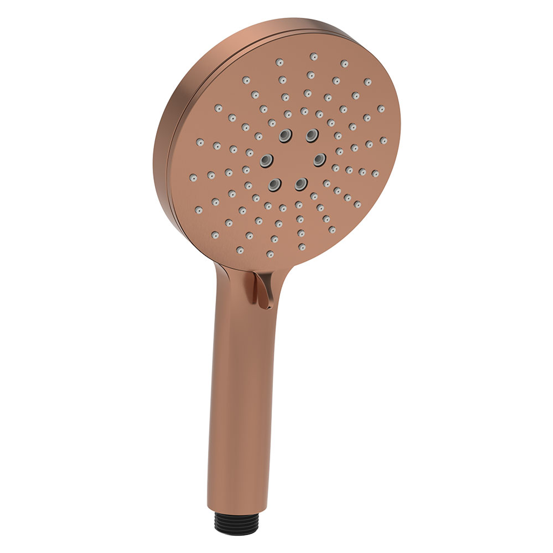 Empire Slim Handheld Fienza Shower Head 3 Function Brushed Copper