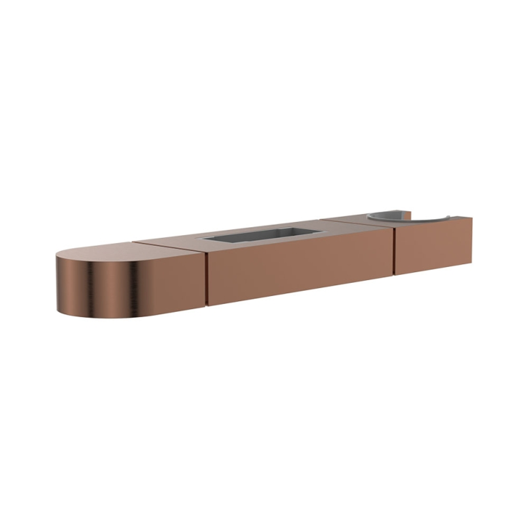 Fienza Empire Slim Slider For Rail Shower - Brushed Copper