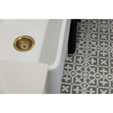 Meir Sink Strainer And Waste Plug Basket With Stopper - Tiger Bronze