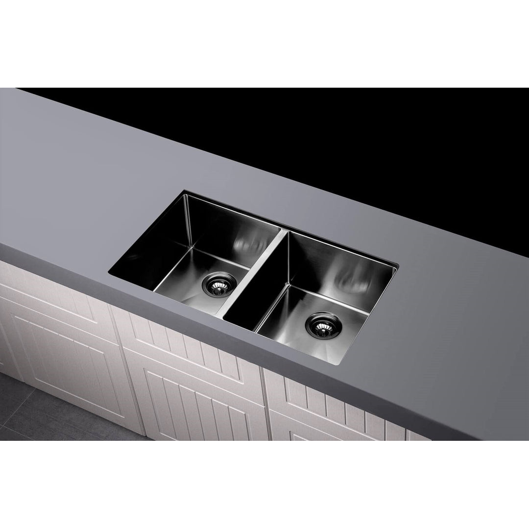 Meir Kitchen Sink Double Bowl 860 X 440 - Shadow