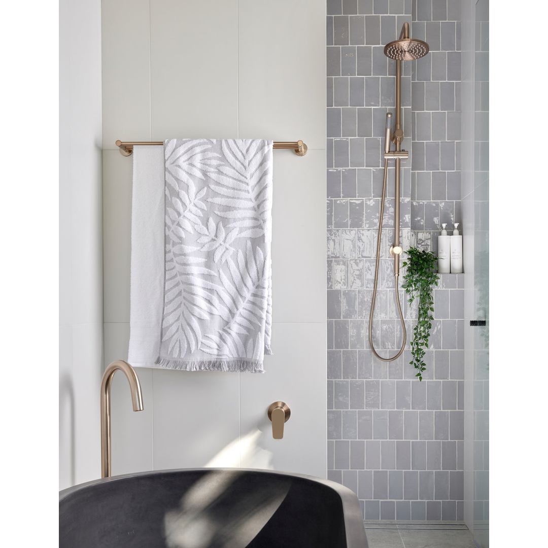Meir Round Wall Mixer Paddle Handle Finish Kit - Champagne